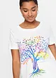 T-shirt met print van biologisch katoen, bonprix