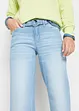 Wide leg jeans mid waist, cropped, John Baner JEANSWEAR