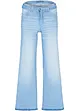 Wide leg jeans mid waist, cropped, John Baner JEANSWEAR