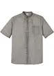 Overhemd in washed out look met korte mouwen, bonprix
