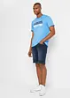 Stretch jeans bermuda, regular fit (set van 2), bonprix