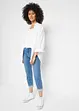 Mid waist 3/4 jeans, straight, bonprix