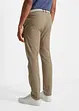 Regular fit stretch chino met comfort fit en riem, straight, bonprix