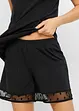Shortama met kant (2-dlg.), bonprix
