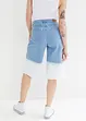 Wide leg jeans bermuda met dip dye, mid waist, John Baner JEANSWEAR