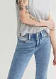 Skinny mid waist stretch jeans, bonprix