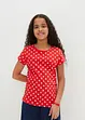 Meisjes T-shirt (set van 2) van puur biologisch katoen, bonprix