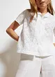 Blouse met broderie anglaise, bonprix