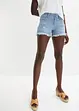 Jeans short met rafelige randen, RAINBOW