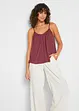 Top met spaghettibandjes van soepele viscose, bonprix