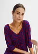 Gedessineerde maxi jurk van soepele viscose, bonprix