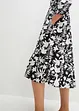 Midi jurk van soepele viscose, bonprix