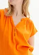 Mousseline blousetop van katoen, bonprix
