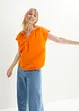 Mousseline blousetop van katoen, bonprix