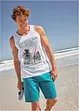 Muscle shirt met fotoprint van biologisch katoen, bonprix