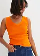 Lichte, gebreide top met V-hals, bonprix