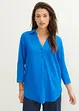 Blouse met linnen en 3/4 mouwen, bonprix