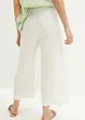 Culotte met linnen, tot op de kuit, bonprix