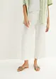 Culotte met linnen, tot op de kuit, bonprix