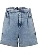 Paperbag jeans short, bonprix