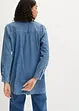 Oversized stretch spijkerblouse, bonprix