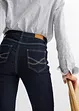 Cropped mid waist jeans, straight, bonprix