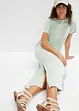 Katoenen maxi jurk met split, bonprix