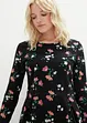 Jersey jurk met bloemenprint, bonprix