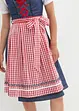 Dirndl in denim look en schort (2-dlg. set), bonprix