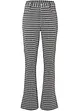 Jacquard broek met split en pied-de-poule, bonprix