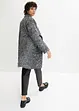 Lange peacoat met wol, cropped, bonprix