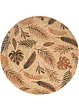 Rond vloerkleed met bladeren, bpc living bonprix collection