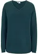 Essential geribde trui van milano knit wear met V-hals, bonprix