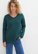 Essential geribde trui van milano knit wear met V-hals, bonprix
