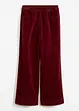 Wijde stretch Marlene Dietrich broek van corduroy met elastische high-waist band, bonprix