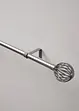Telescopische gordijnroede met bol, bpc living bonprix collection