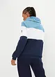 Sweater met gedessineerde kraag van biologisch katoen, bonprix