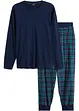 Pyjama met flanellen broek (2-dlg. set), bonprix