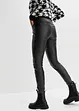 Stretch broek met coating en comfortband, skinny, bonprix