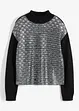 Gebreide trui met glitterprint, RAINBOW