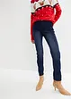 Thermojeans met rechte pijpen en comfortband, bpc bonprix collection