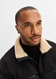 Winterjas in materiaalmix met gerecycled polyester, John Baner JEANSWEAR