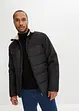 Winterjas in materiaalmix met gerecycled polyester, John Baner JEANSWEAR