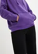 Basic hoodie van zacht frotté, bonprix