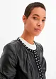 Imitatieleren blazer met studs, bonprix