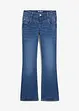 Mid waist stretch jeans, bootcut, bonprix