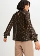 Mesh shirt met folieprint, BODYFLIRT