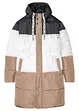 Lange, gewatteerde jas van gerecycled polyester, RAINBOW