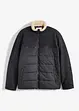 Winterjas in materiaalmix met gerecycled polyester, John Baner JEANSWEAR