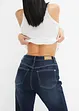 Wide leg stretch jeans, high waist, bonprix